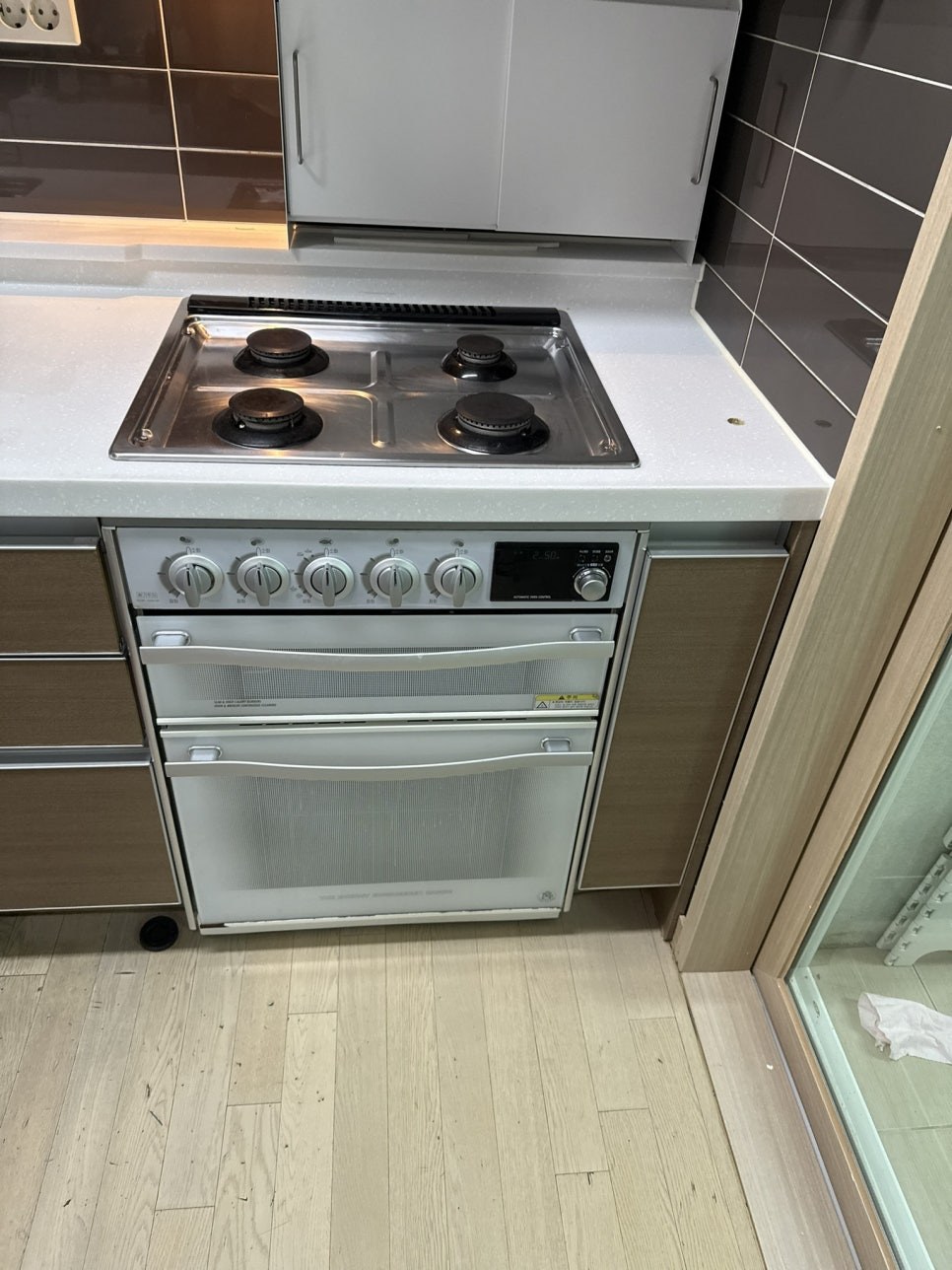 잠실 리센츠 가스오븐레인지 철거 전